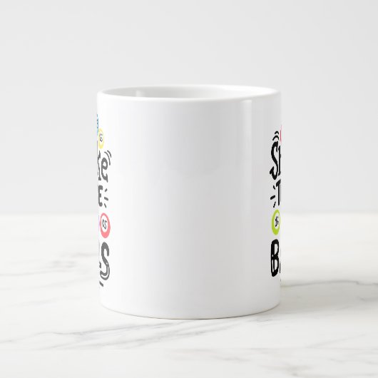 Behalt oder gestalten Sie Ihre eigene Jumbo-Tasse (Vorderseite)