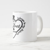 Behalt oder gestalten Sie Ihre eigene Jumbo-Tasse (Vorderseite Rechts)
