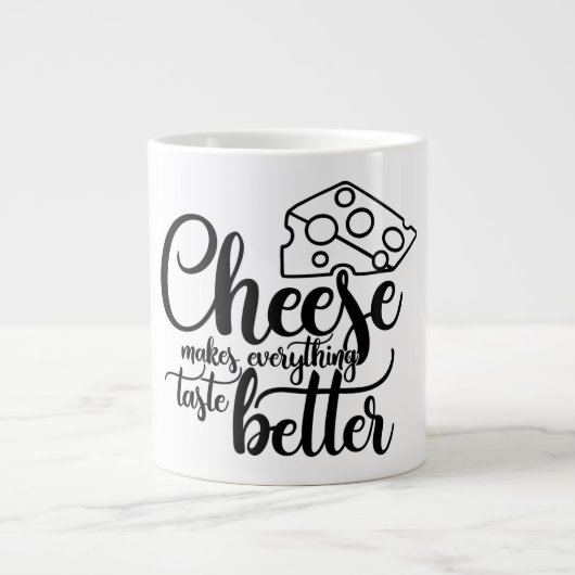 Behalt oder gestalten Sie Ihre eigene Jumbo-Tasse (Vorderseite)