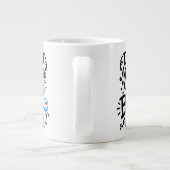 Behalt oder gestalten Sie Ihre eigene Jumbo-Tasse (Rückseite)