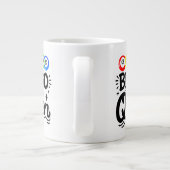 Behalt oder gestalten Sie Ihre eigene Jumbo-Tasse (Rückseite)