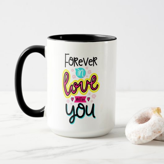 Behalt oder gestalten Sie Ihre eigene Kaffee-Tasse Tasse (Mit Donut)