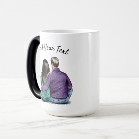 Behalt oder gestalten Sie Ihre eigene - Morphing-T Verwandlungstasse (Vorderseite Links)