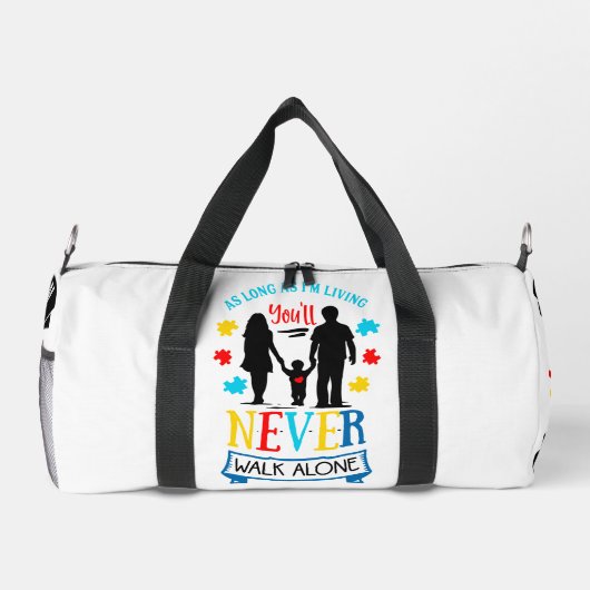 Behalt oder gestalten Sie Ihre eigene Mülltüte Duffle Bag (Rückseite)