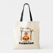 Behalt oder gestalten Sie Ihre eigene - Tote Bag Tragetasche (Rückseite)