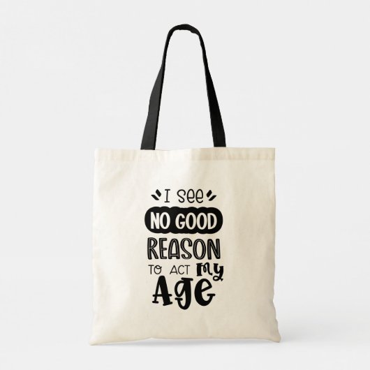 Behalt oder gestalten Sie Ihre eigene - Tote Bag Tragetasche (Rückseite)