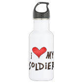 Behalt oder gestalten Sie Ihre eigene - Wasserflas Edelstahlflasche (Vorderseite)