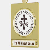 Behalt oder gestalten Sie Ihre eigenen Banner-Ornament Gold (Links)