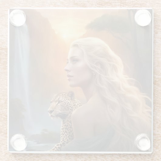 Behalt oder gestalten Sie Ihre eigenen Glasuntersetzer (Rückseite)