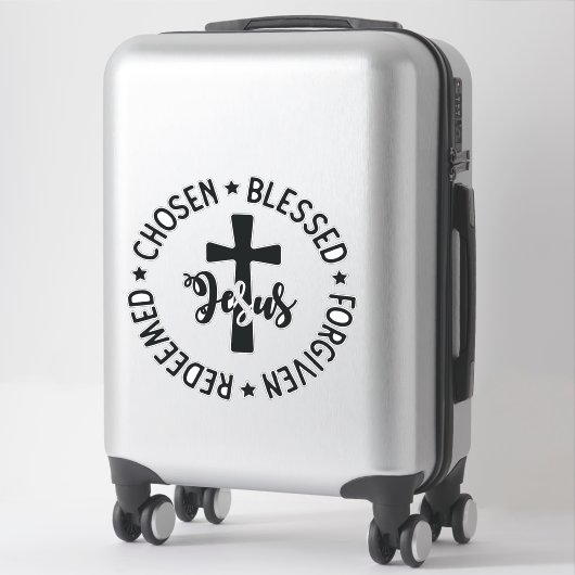 Behalt oder gestalten Sie Ihren eigenen 14" x 14" Aufkleber (Koffer)