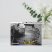 Behalt Out - Blackpool Postkarte (Stehend Vorderseite)