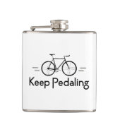 Behalt Pedaling Bikes Flachmann (Vorderseite)