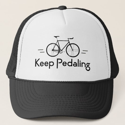 Behalt Pedaling Bikes Truckerkappe (Vorderseite)