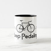 Behalt Pedaling Bikes Zweifarbige Tasse (Mittel)