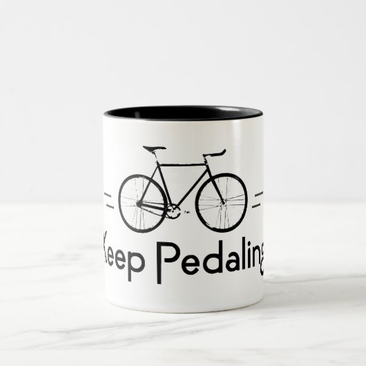 Behalt Pedaling Bikes Zweifarbige Tasse (Mittel)