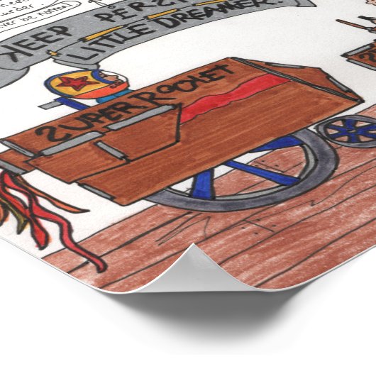 Behalt Persistent, Little Dreamer Poster (Ecke)