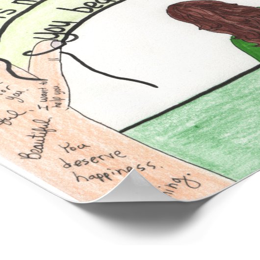 Behalt Persisting (Depression) 11x14 Poster (Ecke)