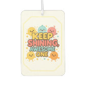 Behalt, Phantastisch eins! - fröhlich Autolufterfrischer (Vorderseite)