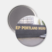 Behalt Portland Weird Magnet (Vorderseite/Rückseite)
