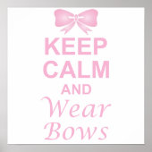 Behalt-Poster für Ruhe und Verschleiß von Bögen Poster (Vorne)