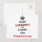 BEHALT POSTKARTE (Vorne/Hinten)