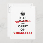 BEHALT POSTKARTE (Vorne/Hinten)