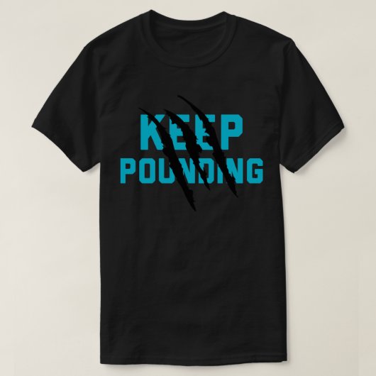 Behalt Pounding - Carolina Panthers Klassischer T T-Shirt (Design vorne)
