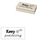 Behalt Practicing Rubber Briefmarke for Teachers ( Gummistempel (Stempel)