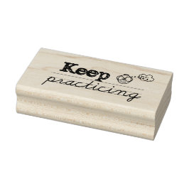Behalt Practicing Rubber Briefmarke for Teachers ( Gummistempel