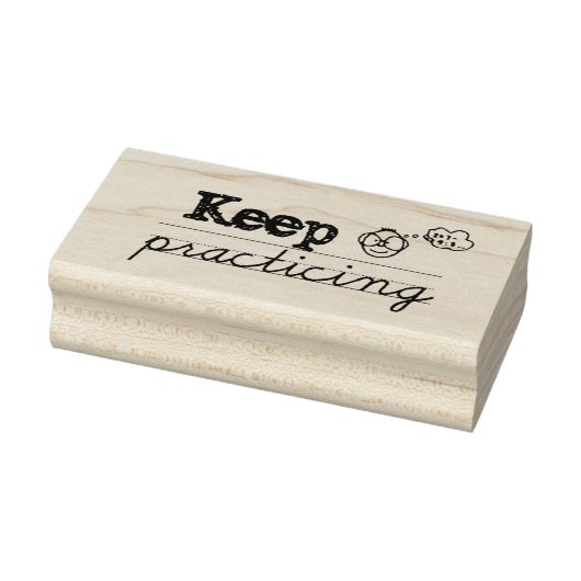 Behalt Practicing Rubber Briefmarke for Teachers ( Gummistempel (Stempel)