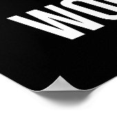 Behalt Pushing - Motivierend Poster (Ecke)