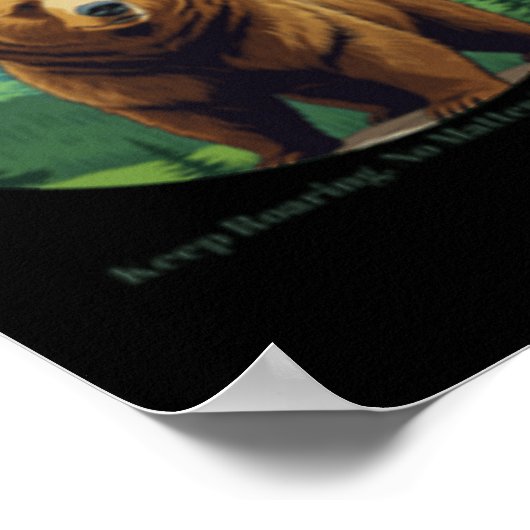 Behalt Roaring Poster (Ecke)