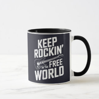 Behalt Rockin' in der freien Welt Tasse