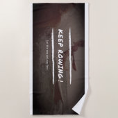 BEHALT ROWING STRANDTUCH (Vorderseite)