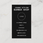 Behalt Ruhe, dass dein Friseur arbeitet Visitenkarte (Rückseite)