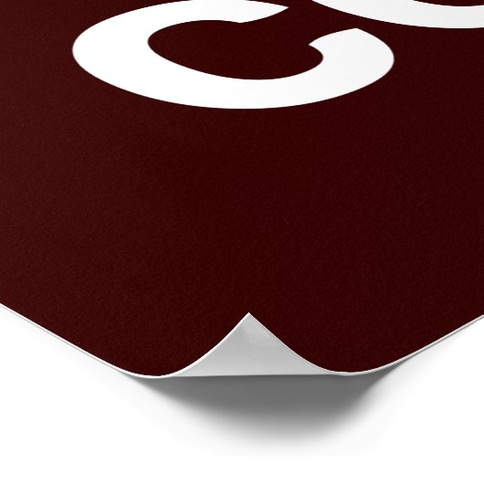 Behalt Ruhe & Drink-Kaffeekopfer Poster (Ecke)