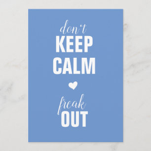 Behalt Ruhe, du bist eine großartige Schwangerscha Ankündigung