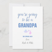 Behalt Ruhe, du bist eine großartige Schwangerscha Ankündigung (Rückseite)