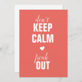 Behalt Ruhe, du bist eine Oma-Schwangerschaft Ankü Ankündigung (Vorne/Hinten)