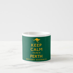 Behalt Ruhe, du bist in Perth! Espressotasse