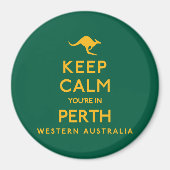Behalt Ruhe, du bist in Perth! Magnet (Vorne)