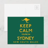 Behalt Ruhe, du bist in Sydney! Postkarte (Vorne/Hinten)