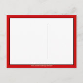 Behalt Ruhe, du hast ein Baby Ankündigungspostkarte (Rückseite)