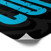 Behalt Ruhe. Essen Cupcakes Bäckerei Poster (Ecke)