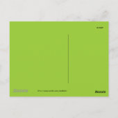 Behalt Ruhe & essen Deine Veggies Postkarte (Rückseite)