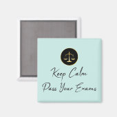Behalt Ruhe. Examen Magnet (Vorderseite/Rückseite)