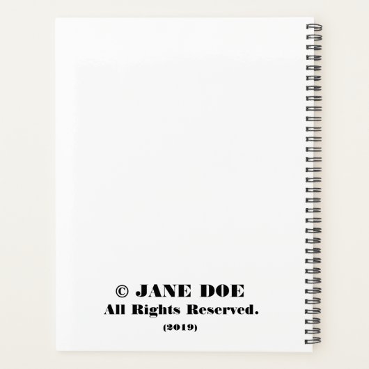 Behalt Ruhe. Examen Planer (Rückseite)