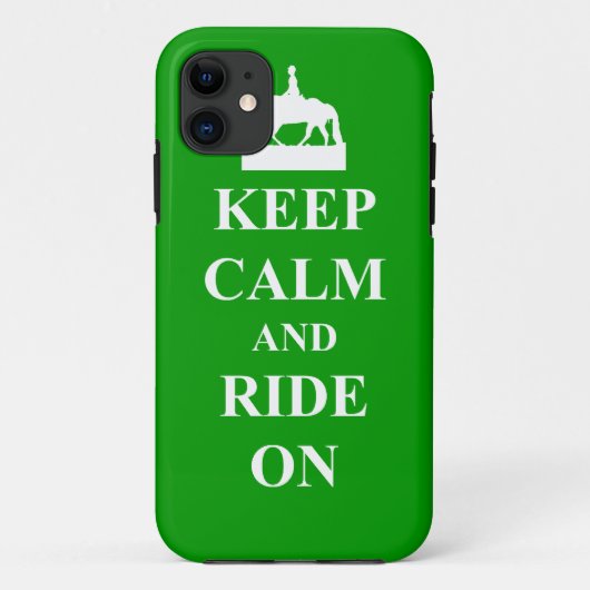 Behalt Ruhe & Fahrt Case-Mate iPhone Hülle (Rückseite)