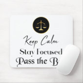 Behalt Ruhe. Fokussiert bleibe. Bestanden Sie die Mousepad (Mit Mouse)