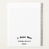 Behalt Ruhe. Fokussiert bleibe. Bestanden Sie die  Planer (Rückseite)